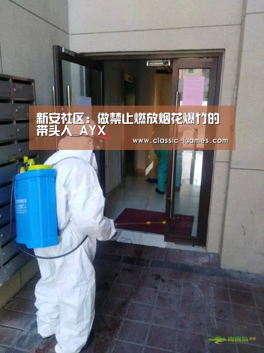 新安社区：做禁止燃放烟花爆竹的带头人_AYX(图1)