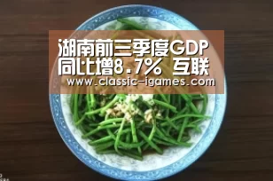 湖南前三季度GDP同比增8.7% 互联网+孕育发展新动力-AYX(图2) 体育手机端APP
